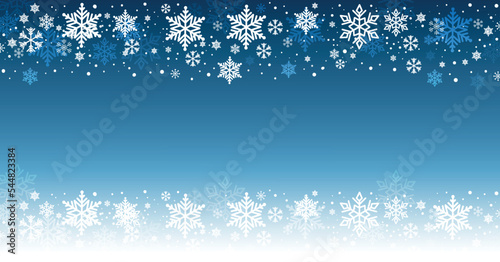 sfondo, natale, fiocchi di neve, nevicata