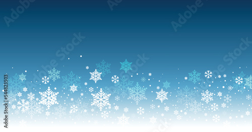 sfondo, natale, fiocchi di neve, nevicata