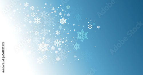 sfondo, natale, fiocchi di neve, nevicata