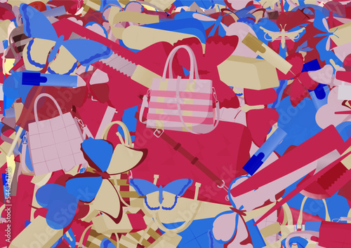 Background pattern abstract seamless design texture. Theme is about businesswoman, art, wildlife, Tote, various, Pipevine, elegance, luxury, Laptop Backpack, everyday, handle, delicate, small