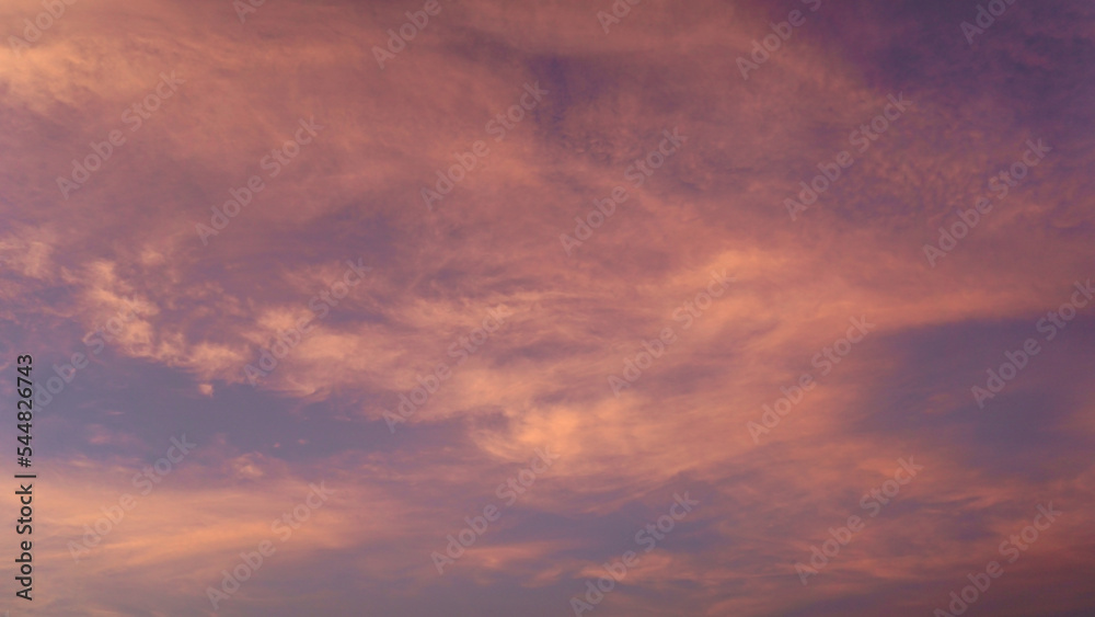 Dramatic sky with clouds, Twilight sky background
