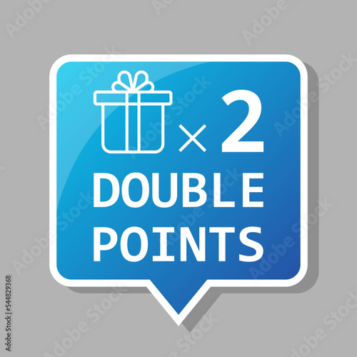 x2, double reward points