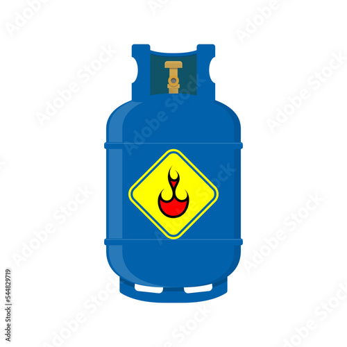 Gas tank illustration, icon