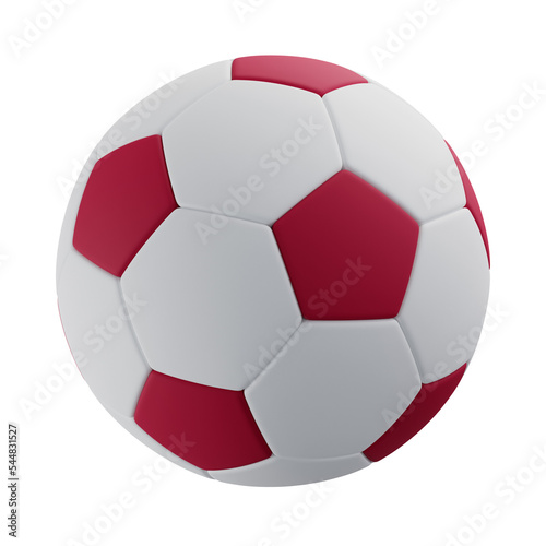 Quatar Soccer Ball Illustration for FIFA World Cup 2022