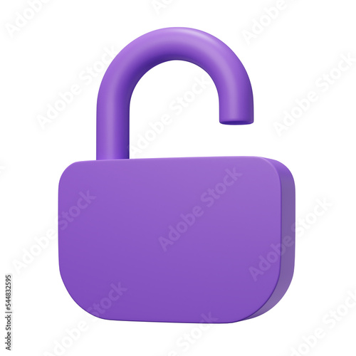 Unlock 3d render