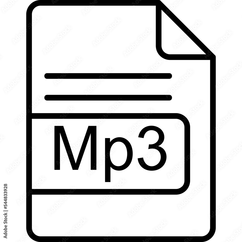 Mp3 File Format Icon Mp3 File Format Icon