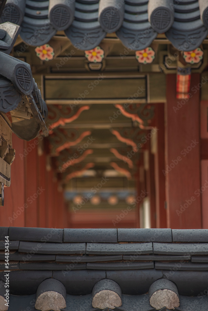 Fototapeta premium 한국의 풍경 화성행궁 성곽의길 