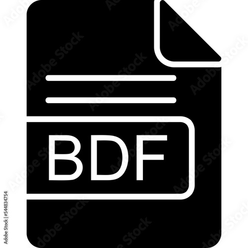 BDF File Format Icon photo