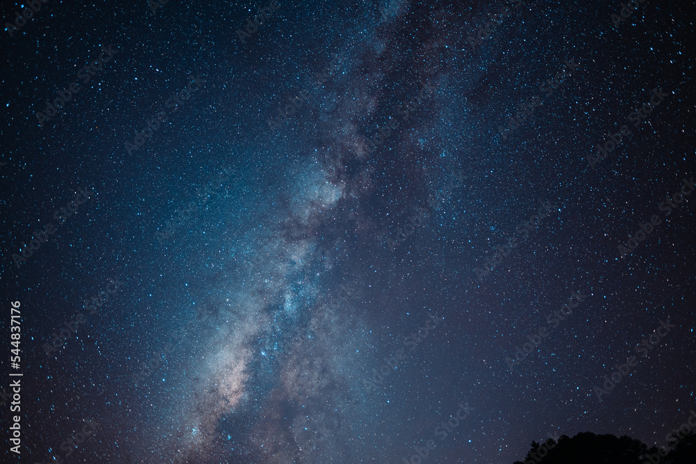Milky Way galaxy,beautiful stars at night