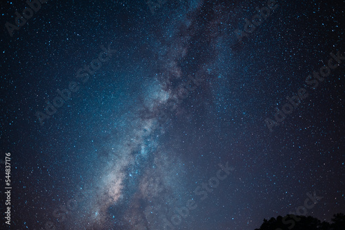 Fototapeta Naklejka Na Ścianę i Meble -  Milky Way galaxy,beautiful stars at night