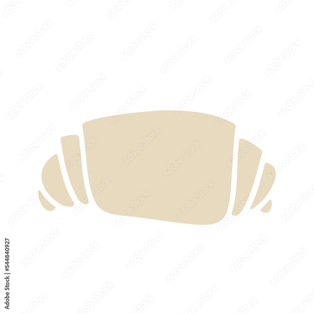 croissant flat icon