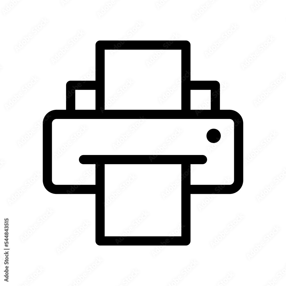 printer line icon illustration vector graphic
printer line icon illustration vector graphic