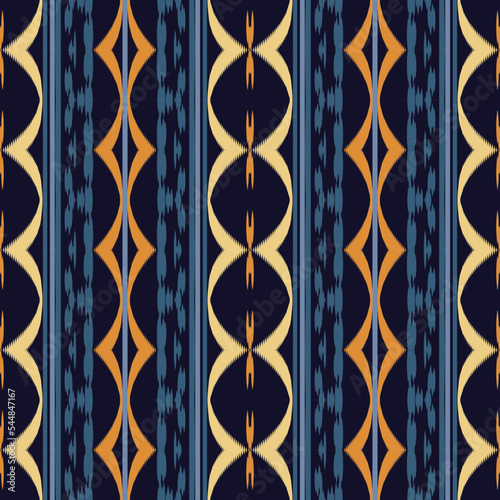 ฺฺBatik Textile Motif African ikat seamless pattern digital vector design for Print saree Kurti Borneo Fabric border brush symbols swatches stylish