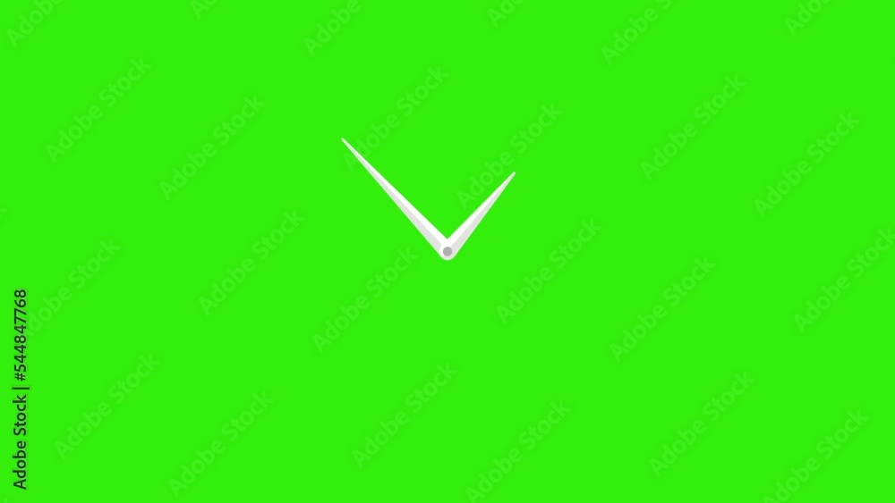 fast moving clock with spinning circle graphics on a dark blue background