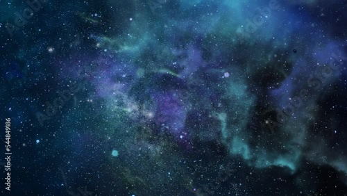 tellar field with nebulae 4k photo
