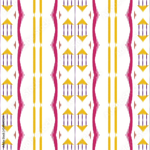 ฺฺBatik Textile Motif ikat triangle seamless pattern digital vector design for Print saree Kurti Borneo Fabric border brush symbols swatches designer