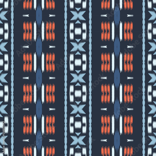 ฺฺBatik Textile Motif ikat vector seamless pattern digital vector design for Print saree Kurti Borneo Fabric border brush symbols swatches stylish