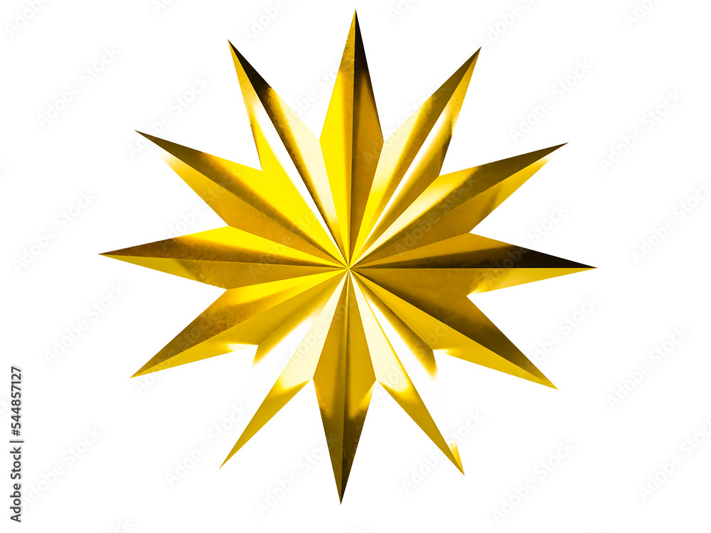 gold star isolated on transparent background. gold star isolated on transparent background.