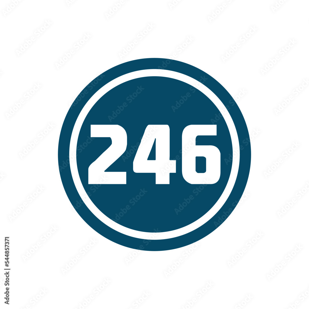 Numeric icon vector design templates Numeric icon vector design templates