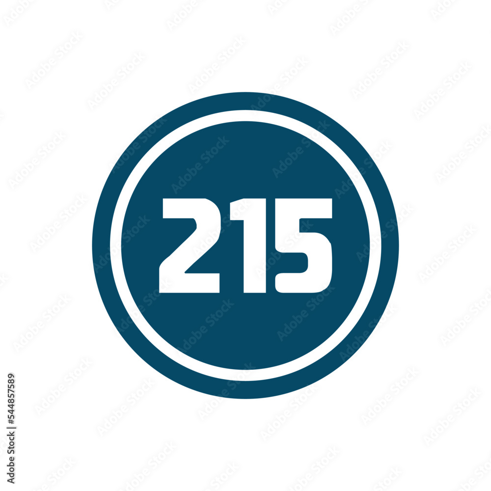 Numeric icon vector design templates Numeric icon vector design templates