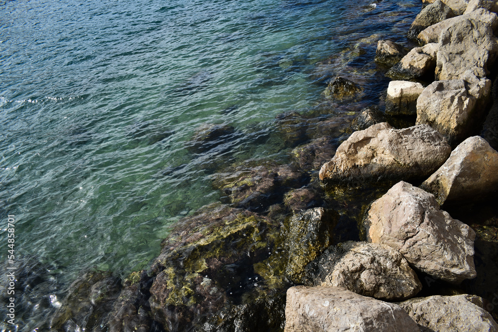 Rocks on the sea shore