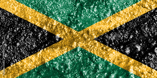 Jamaica flag close-up photo