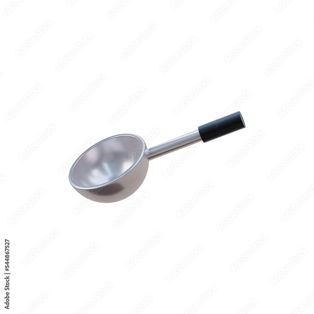 Spoon 3d render icon isolated cutout Spoon 3d render icon isolated cutout