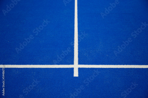White lines of a padel court © German