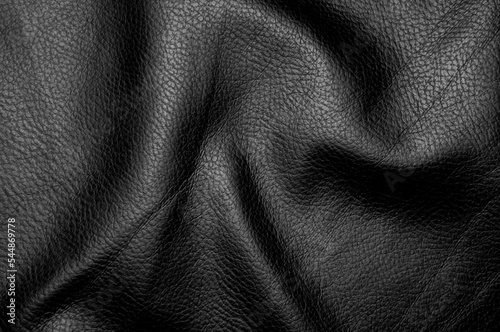 image of dark leather background 