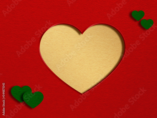 red hearts