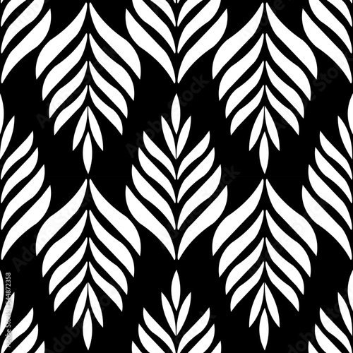 seamless pattern with leaves