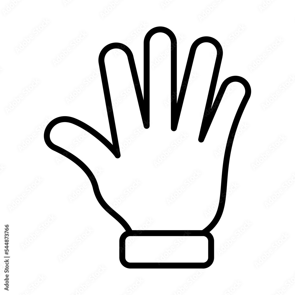 Five Fingers Icon Logo Design Vector Template Illustration Sign And Symbol Pixels Perfect Five Fingers Icon Logo Design Vector Template Illustration Sign And Symbol Pixels Perfect