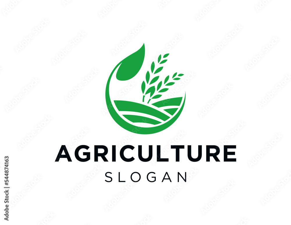 Logo about Agriculture on a white background. created using the CorelDraw application.