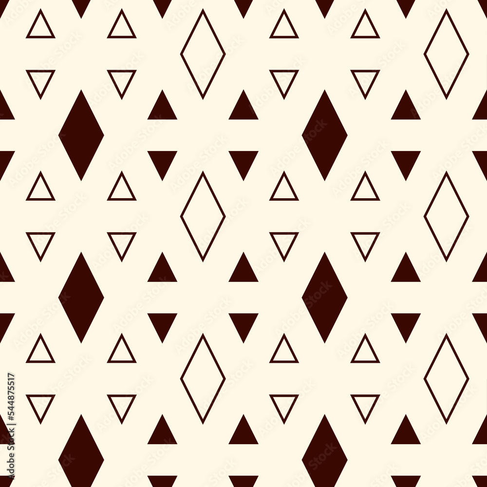 Contemporary geometric pattern. Repeated triangles ornament. Modern geo abstract background. Seamless surface design. Mosaic wallpaper. Digital paper, textile print. Vector illustration Contemporary geometric pattern. Repeated triangles ornament. Modern geo abstract background. Seamless surface design. Mosaic wallpaper. Digital paper, textile print. Vector illustration