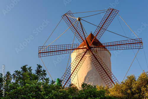 Minorca, Baleari, mulino a vento di Es Mercadal photo