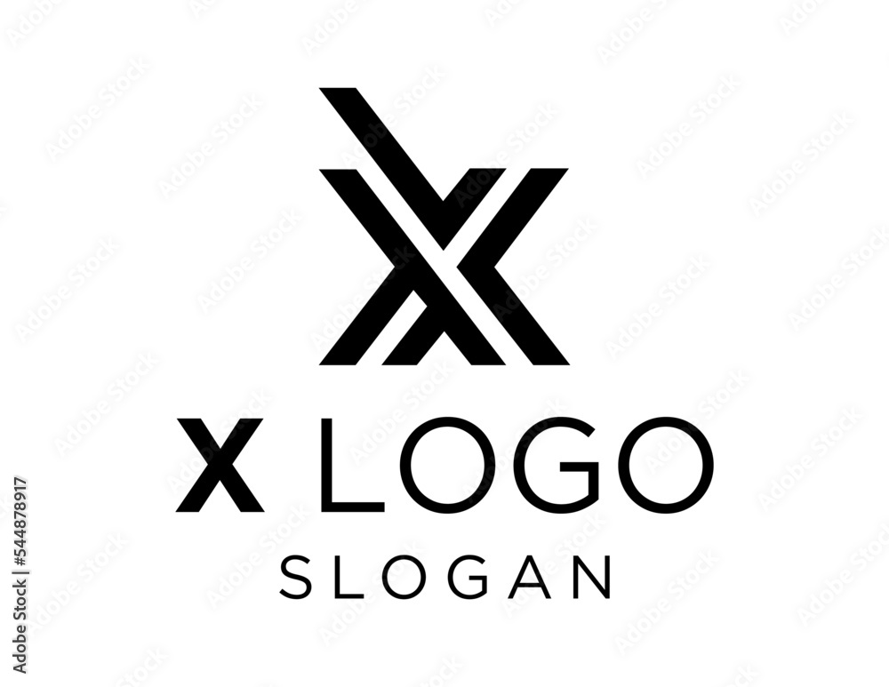 Logo about X letter on a white background. created using the CorelDraw application. Logo about X letter on a white background. created using the CorelDraw application.