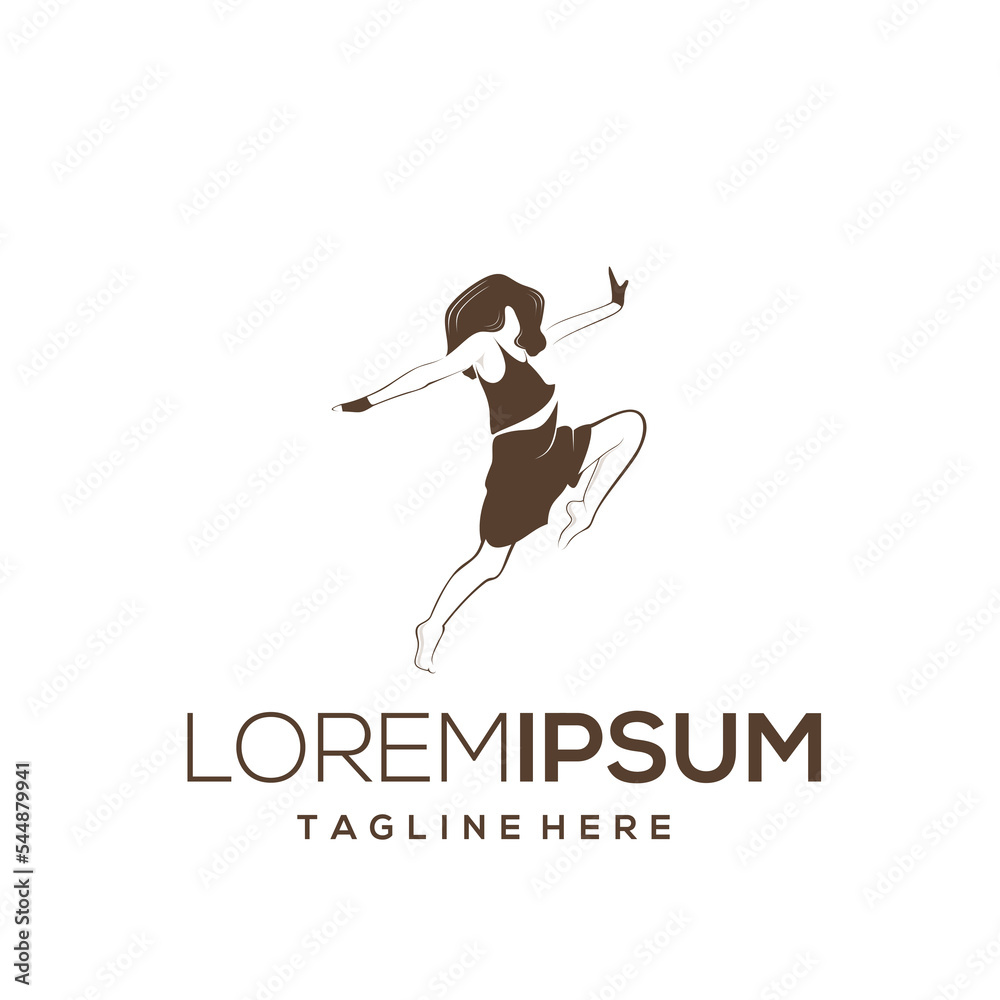 dancing woman design silhouette dancing woman design silhouette
