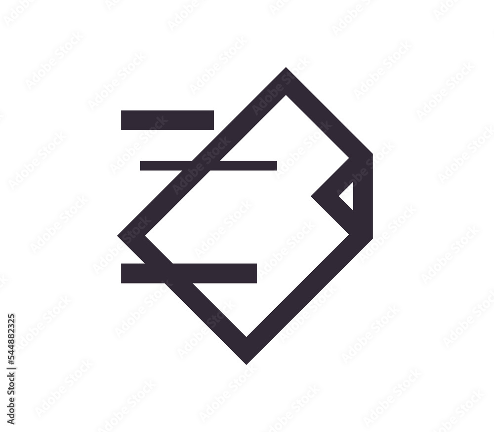 Document symbol and paper icon simple outline linear.
Document symbol and paper icon simple outline linear.