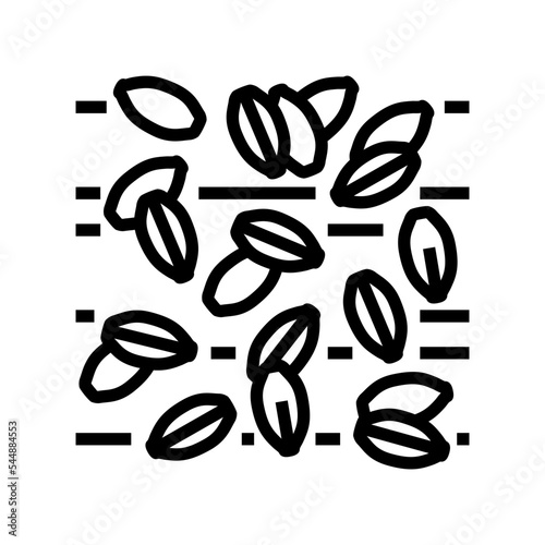 kilning beer production line icon vector. kilning beer production sign. isolated contour symbol black illustration