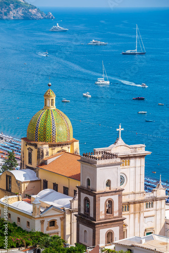 Cityscape of Positano, Amalfi coast, Salerno, Italy