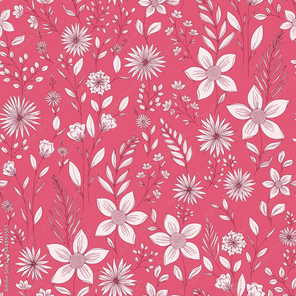 Wild Flower Garden Pattern