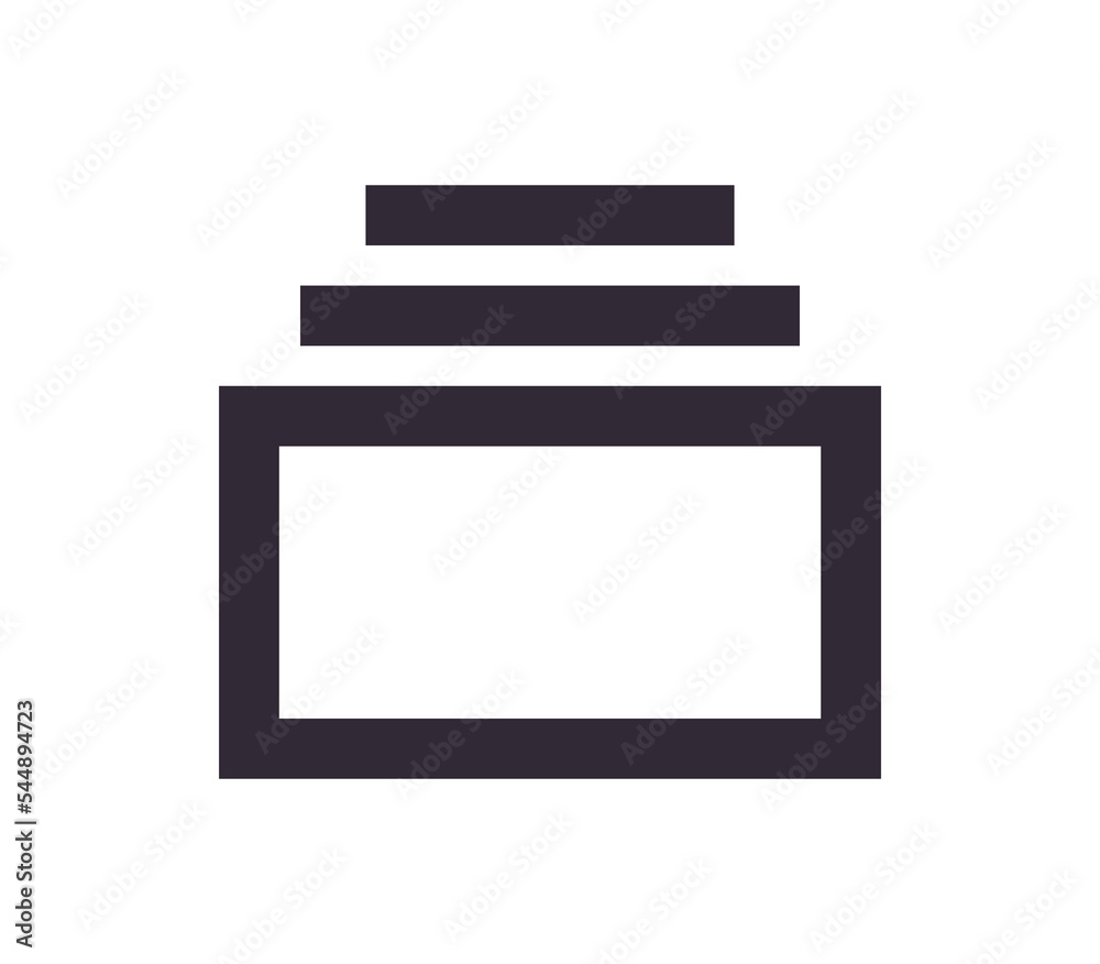 Mobile user interface navigation symbol and app icon simple outline linear.
Mobile user interface navigation symbol and app icon simple outline linear.