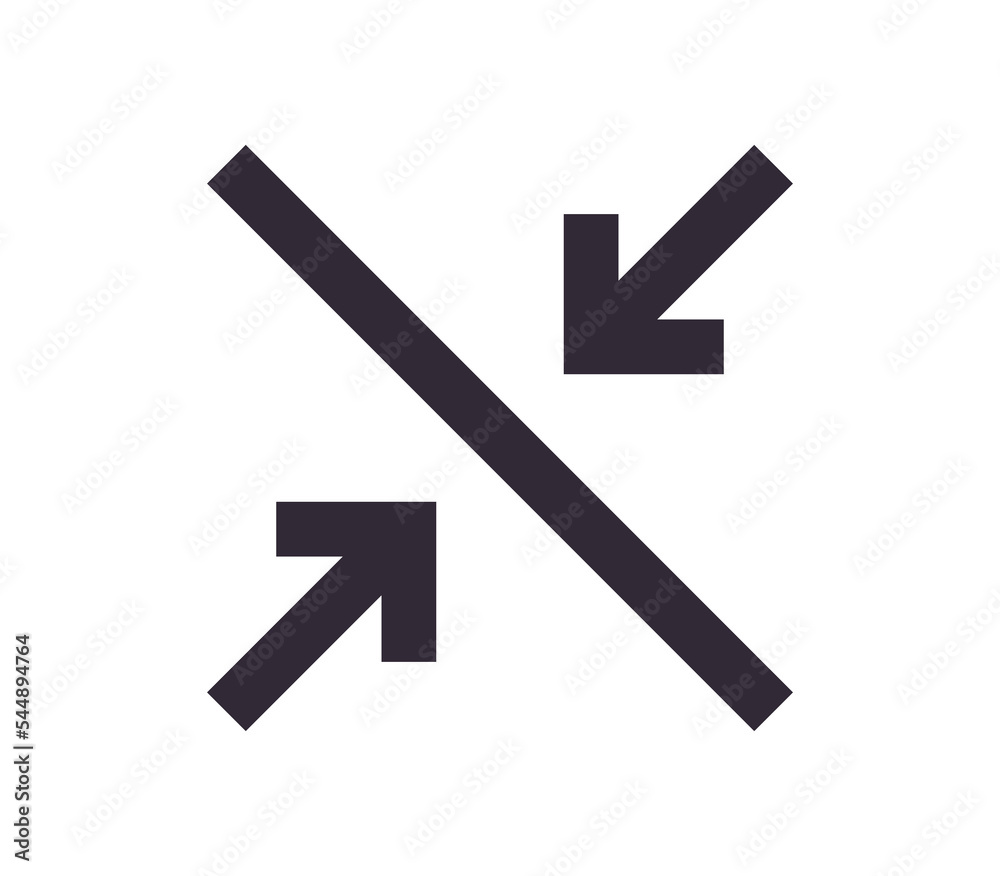Scaling symbol and sizing arrow icon simple outline linear.
Scaling symbol and sizing arrow icon simple outline linear.