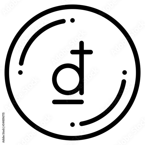 vietnamese dollar currency icon