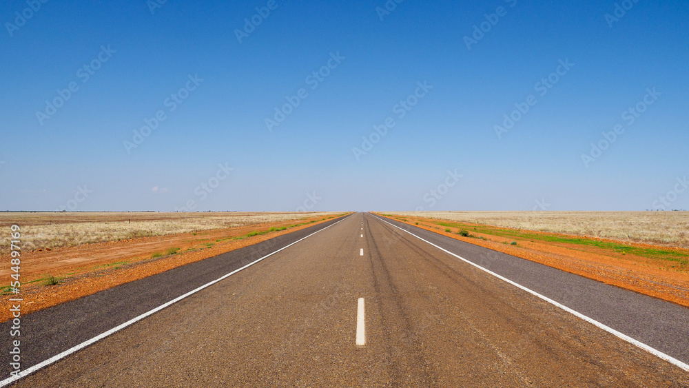 Fototapeta premium Highway through the Australian outback