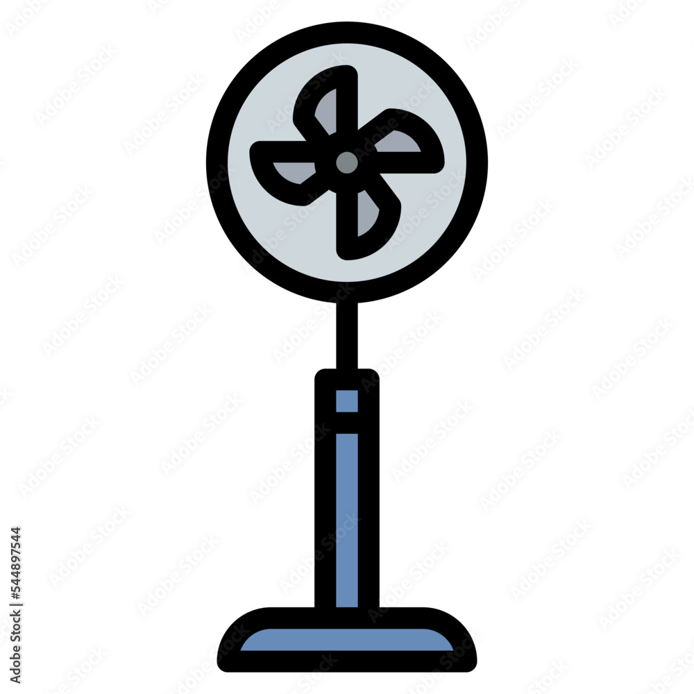Obraz premium fan cold household appliance icon