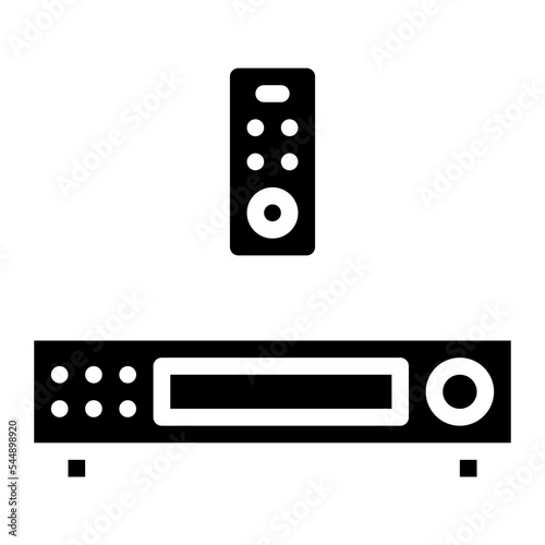 tv reciever household appliance icon