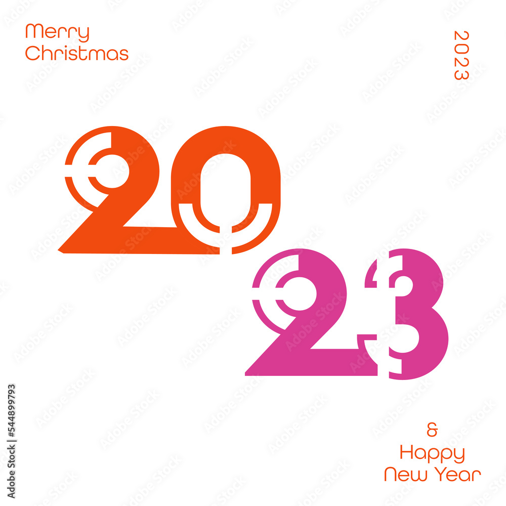 Happy new year 2023 square banner design. Can be used for social media posts, greeting cards and the web. Happy new year 2023 square banner design. Can be used for social media posts, greeting cards and the web.
