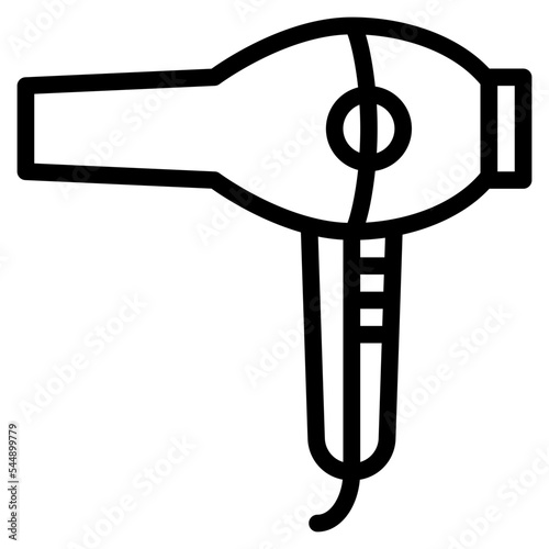 hairdryer household appliance technology icon