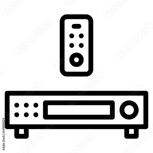 tv reciever household appliance icon